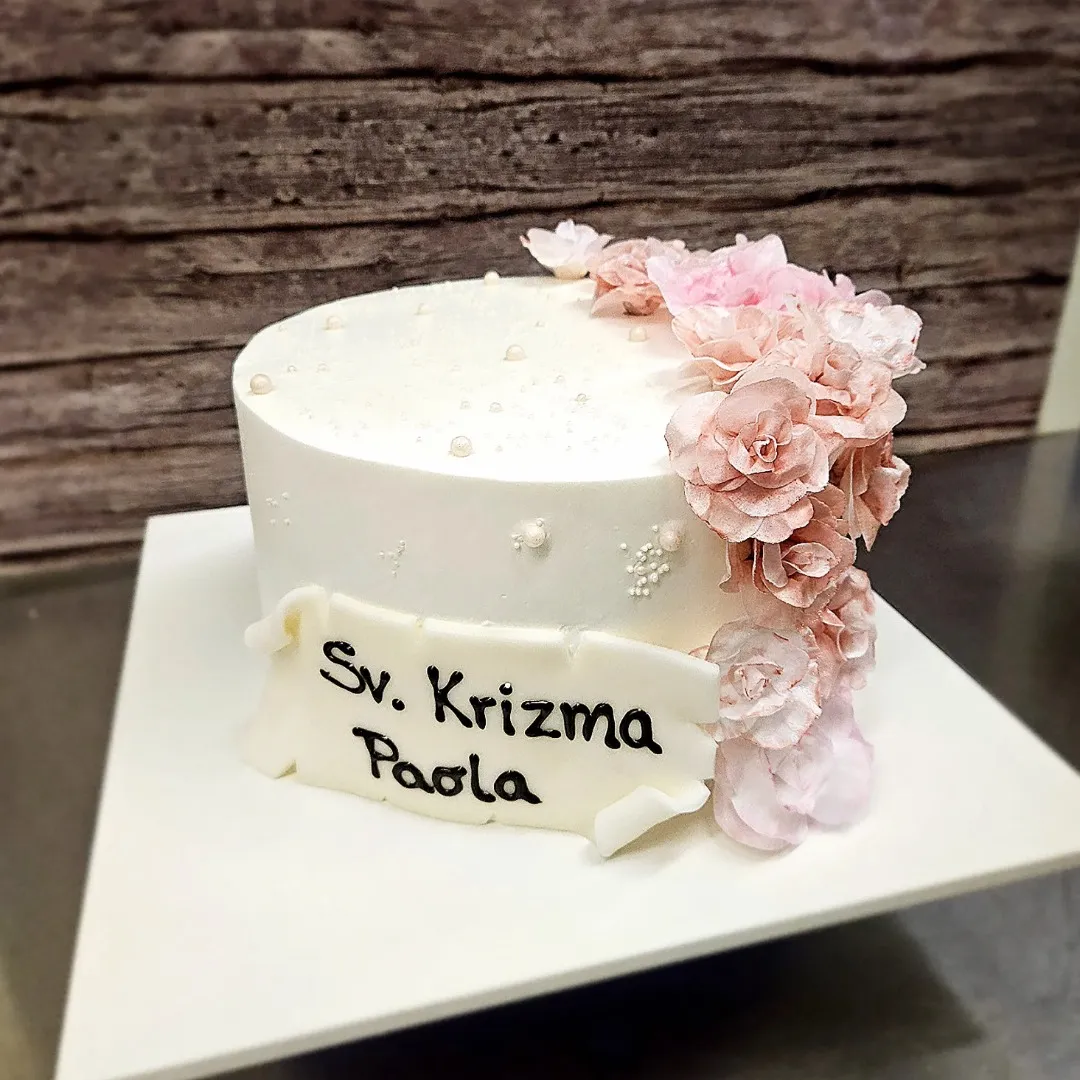 Prigodna torta Krizma-cvijetovi posebno (ukrasi)